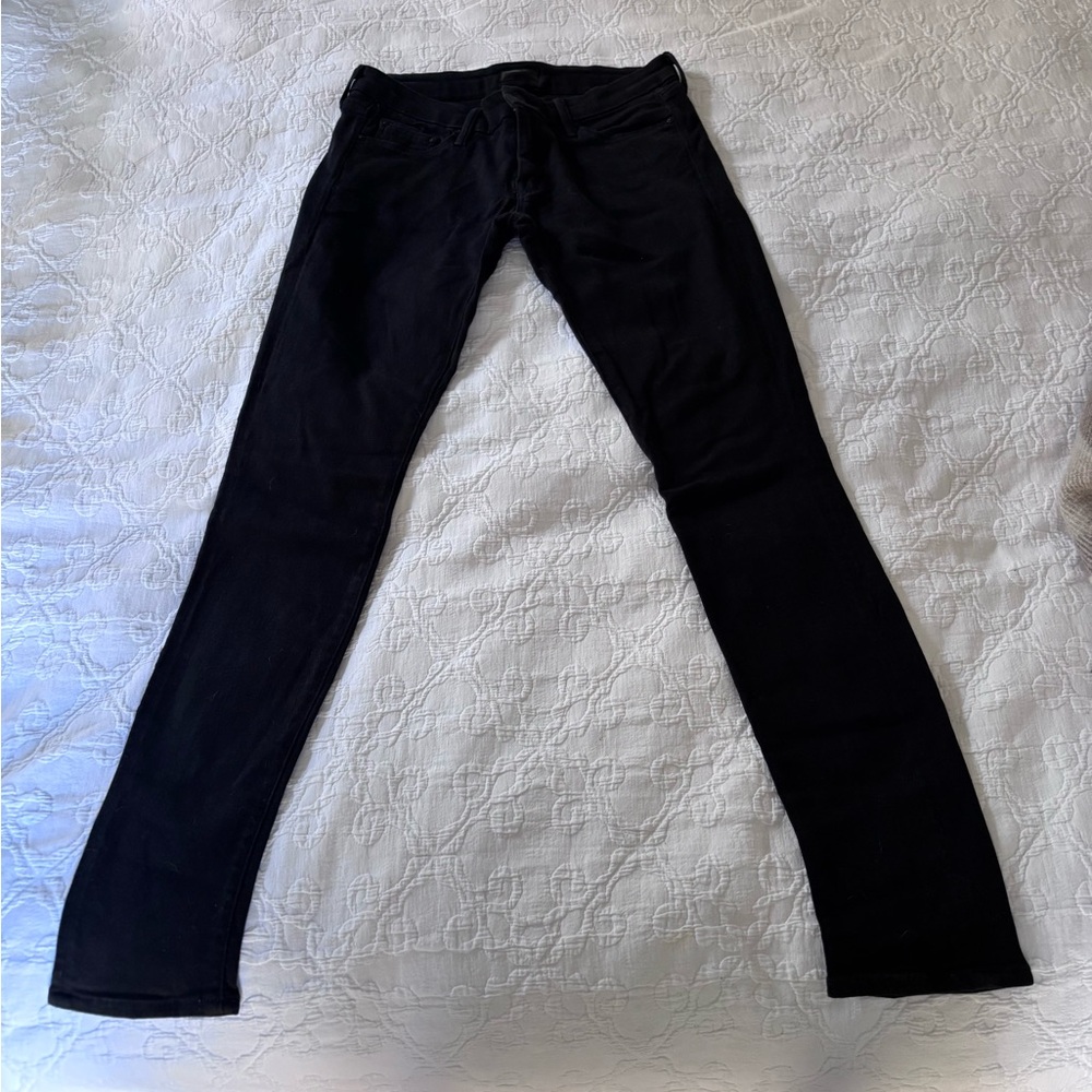 MOTHER The Looker Women's Black Skinny Jeans